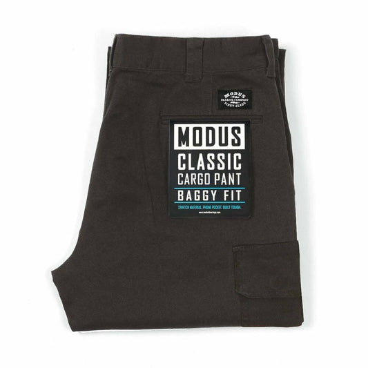 Modus Classic Cargo Pant Baggy Fit Grey Skateboard Pants