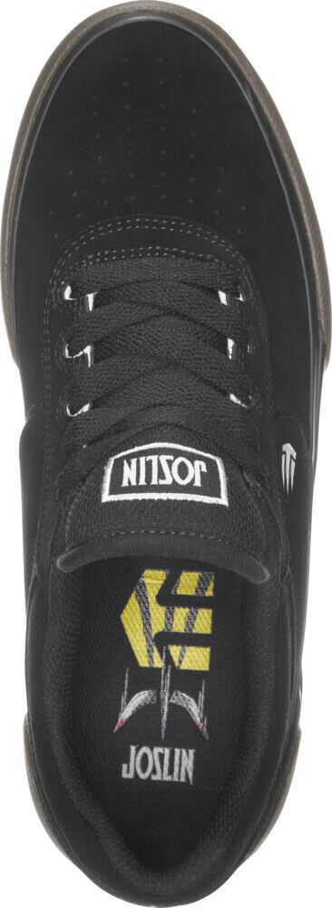 Etnies Shoes Chris Joslin Vulc Black Gum Silver Us Size Skateboard Sneakers