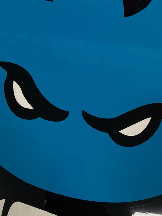 Spitfire Wheels Sticker Fireball Blue SML Skate decal