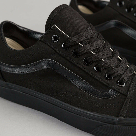 Vans Shoes Old Skool Black Black Usa Size Mens Skateboard Sneakers