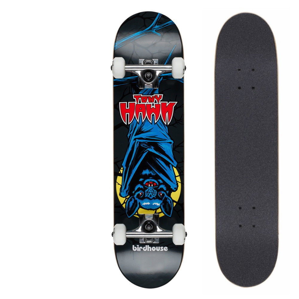 Birdhouse Tony Hawk Bat Mini 7 375 Youth Complete Skateboard
