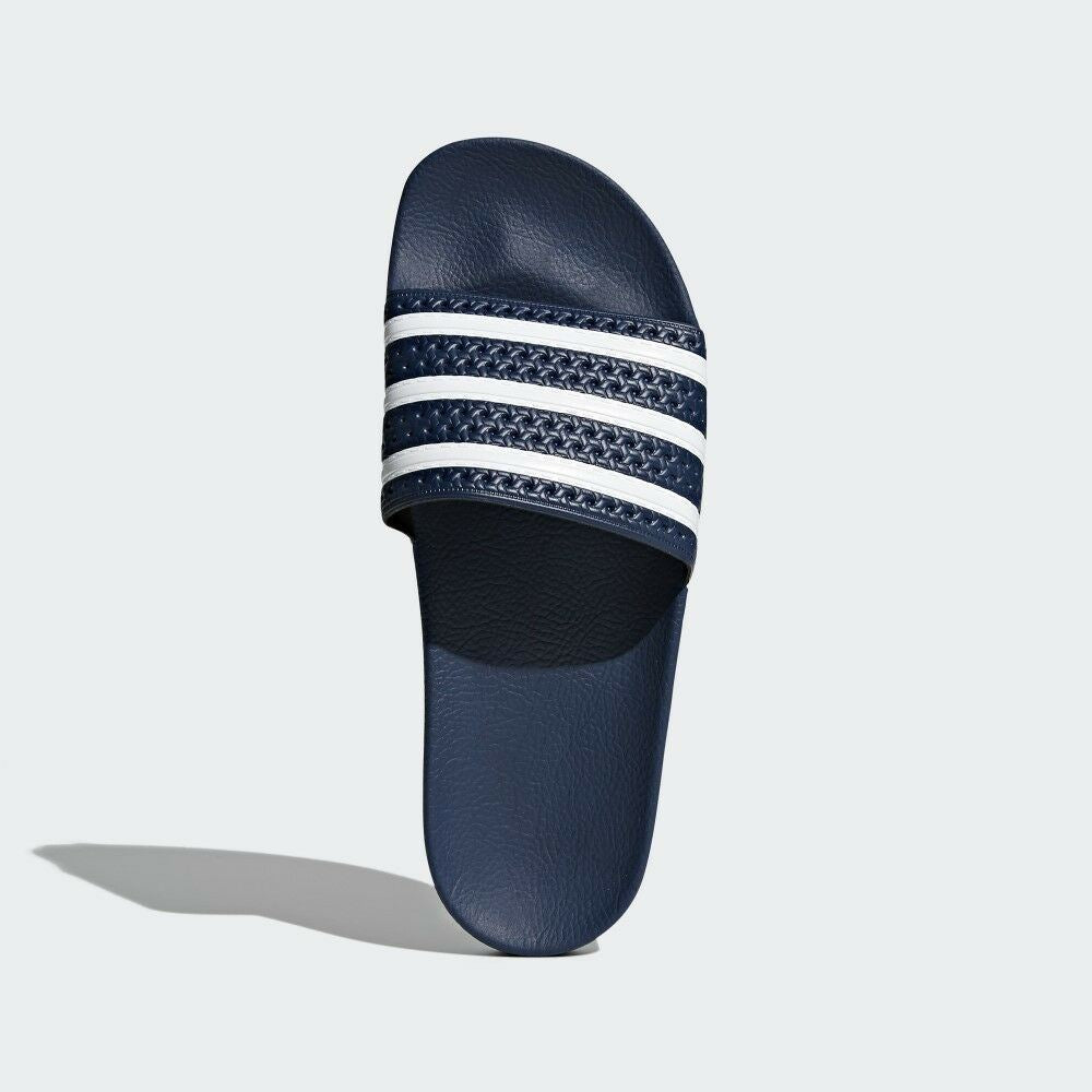 Adidas Originals Shoes Adilette Slides BLUE White AdiBlue Slip On Sandals Unisex