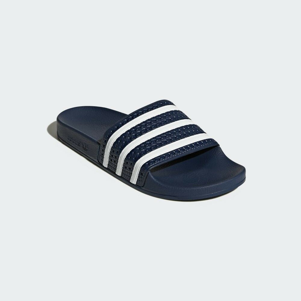 Adidas Originals Shoes Adilette Slides BLUE White AdiBlue Slip On Sandals Unisex