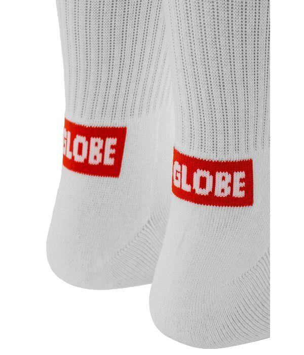 Globe Socks 5 Pack Minibar Crew White Size 7-11 Skateboard Sox
