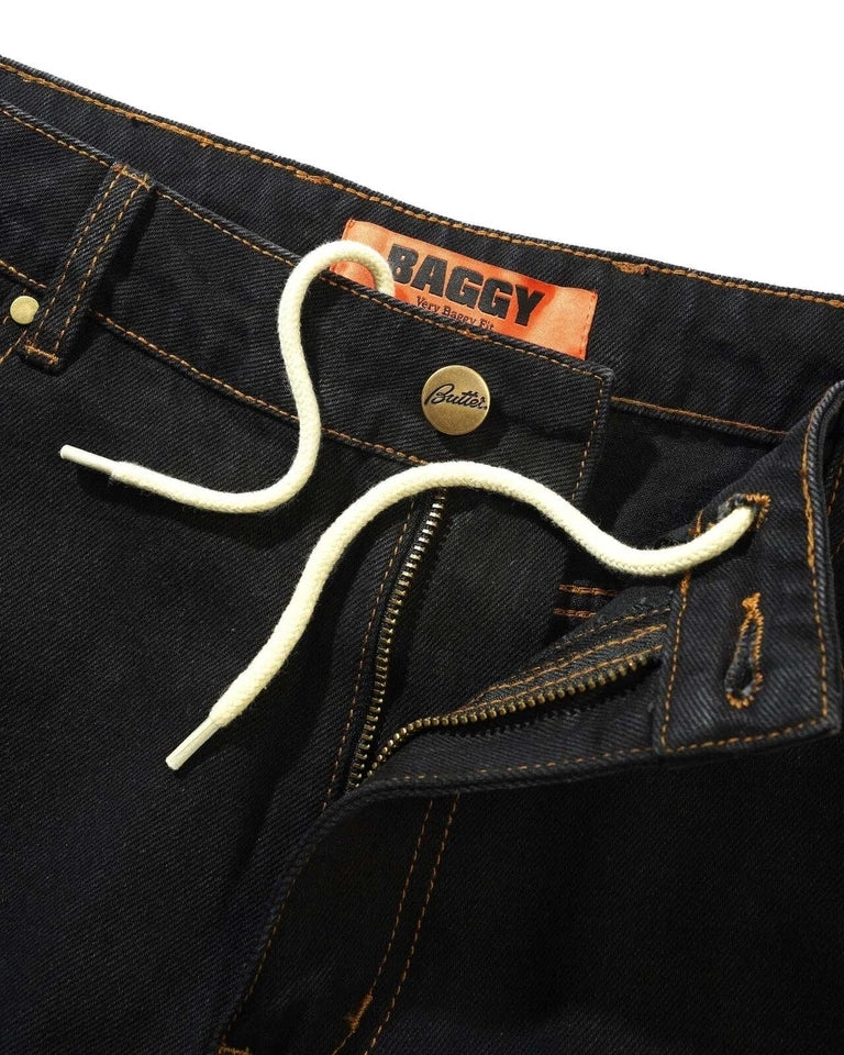 Butter Goods Jeans Denim Washed Black Santosuosso Baggy