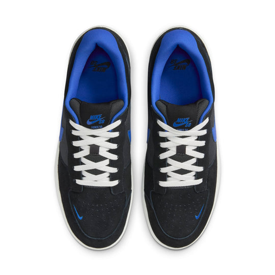 Nike Sb Shoes Force 58 Black Hyper Royal Us Size Skateboard Sneakers