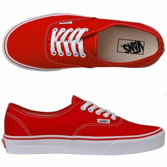 Vans Shoes Authentic Red Mens USA SIZE Skateboard Sneakers