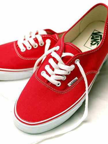Vans Shoes Authentic Red Mens Usa Size Skateboard Sneakers
