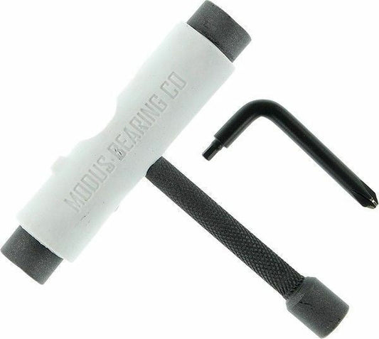 Modus Bearings Skate Tool White Complete Skateboard T Tool