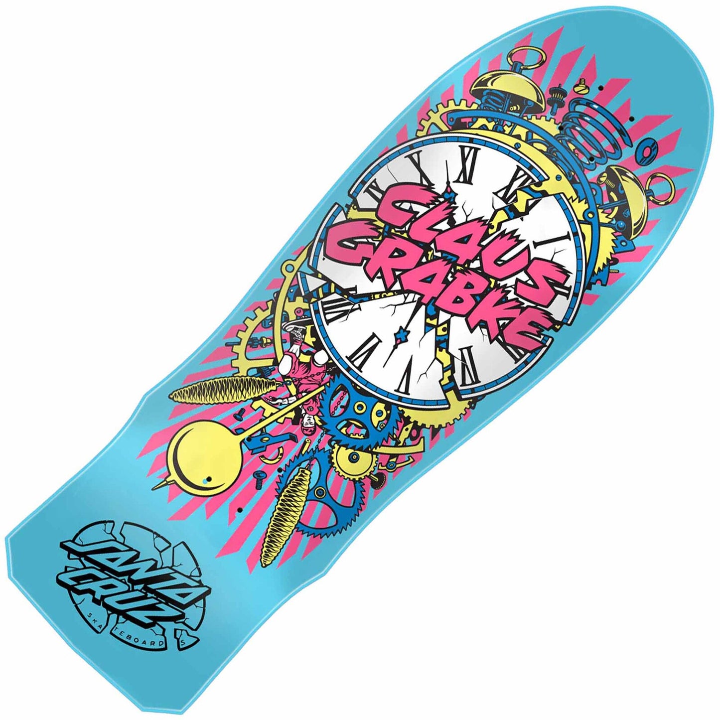Santa Cruz Skateboards Deck Grabke Exploding Clock 10 Reissue