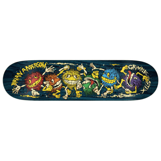 Anti Hero Skateboard Deck Grimple Stix Guest Brian Anderson 8 75