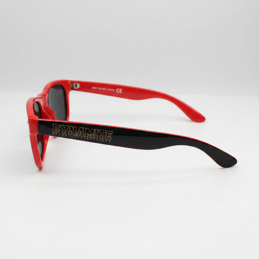 Dynamite Forever Sunglasses Stealth Black Red Shades Skateboard Eyewear