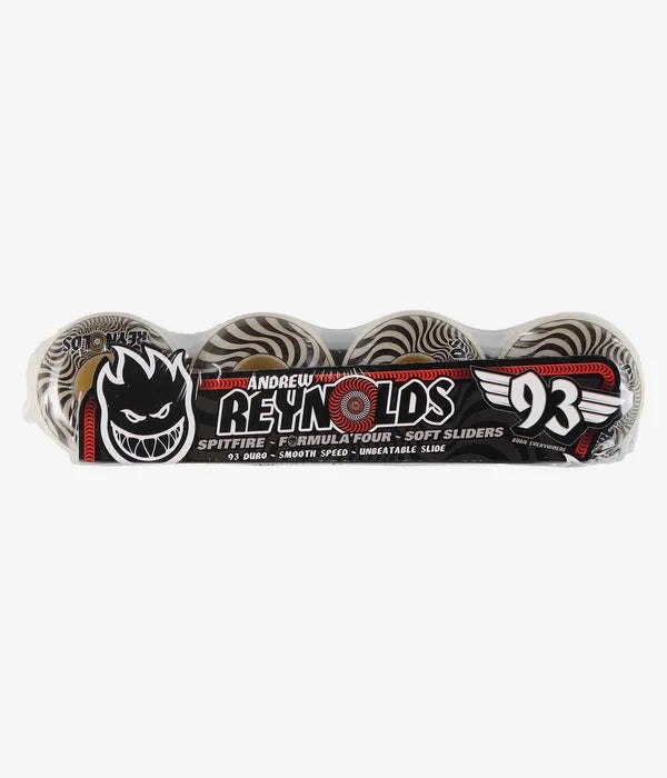 Spitfire Wheels 93D Reynolds 53mm F4 Classic Natural Formula Four Soft Sliders