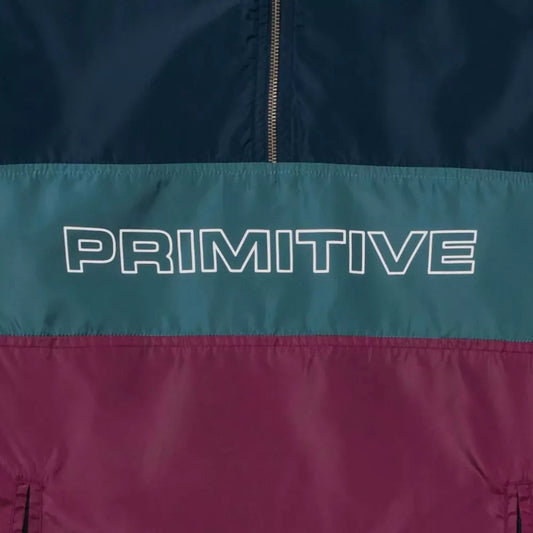 Primitive Jacket Levels Anorak Blue Mid Zip Pullover