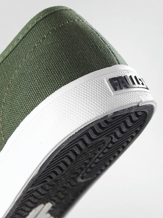 Fallen Shoes Daze Surplus Green White Vegan US SIZE Skateboard Sneakers