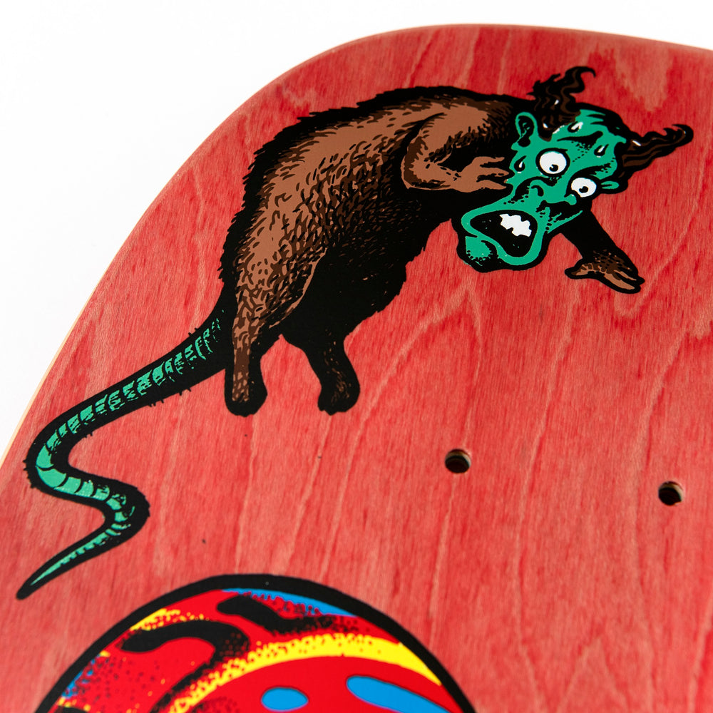 Santa Cruz Skateboard Deck Jeff Kendall Snake Reissue 9 97 Red Matte Finish