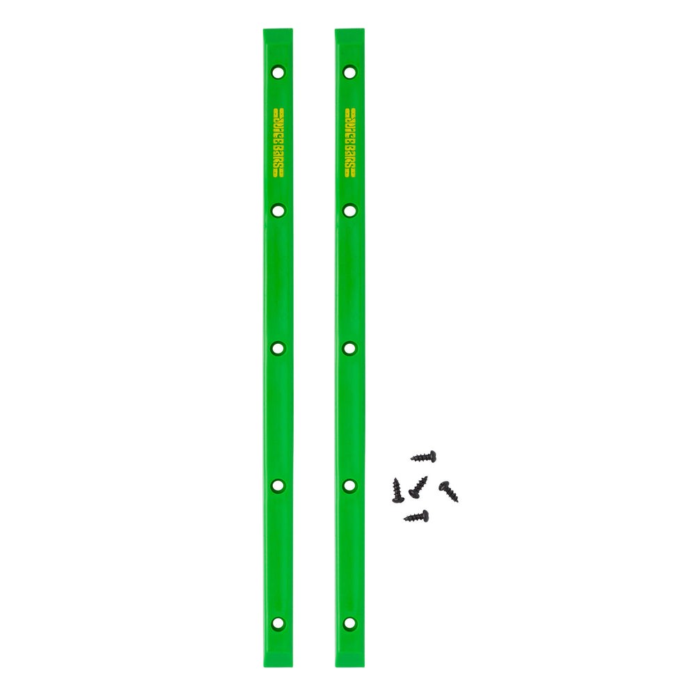 Oj Wheels Juice Bar Skateboard Rails Green 14 5 Hole Design