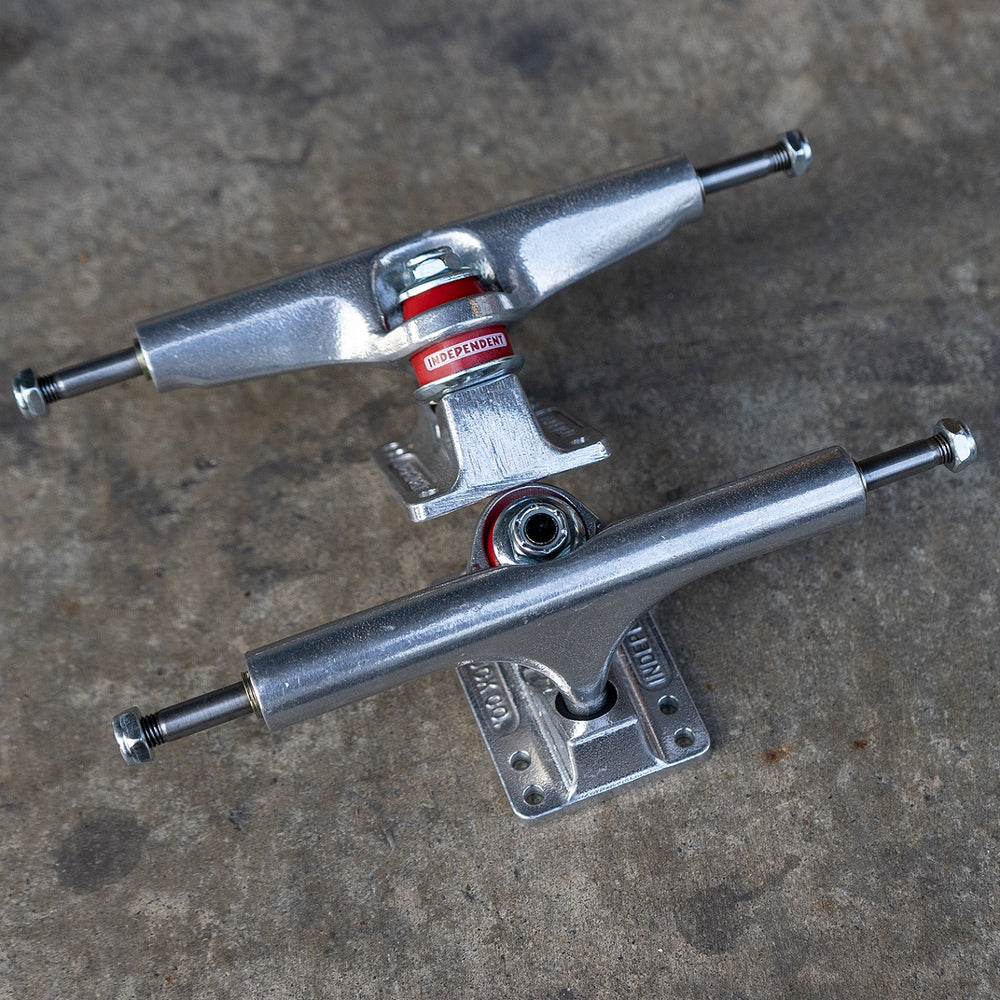 Independent Trucks 136 Stage 4 Silver Polished Indy 8" Axles