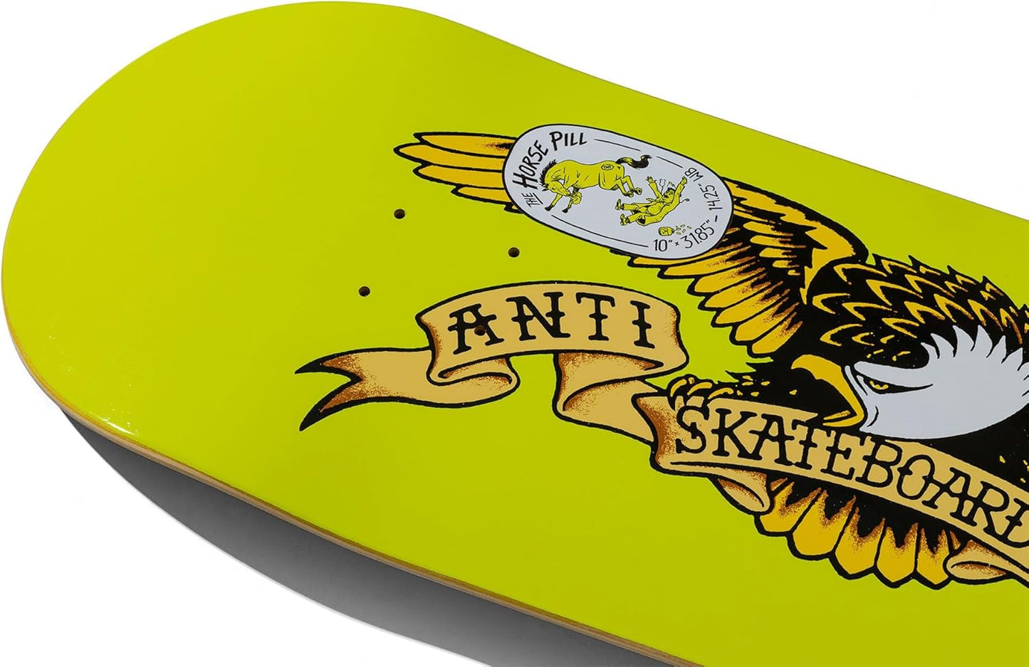 Anti Hero Skateboard Deck Shaped Eagle Horse Pill 10 Tnt