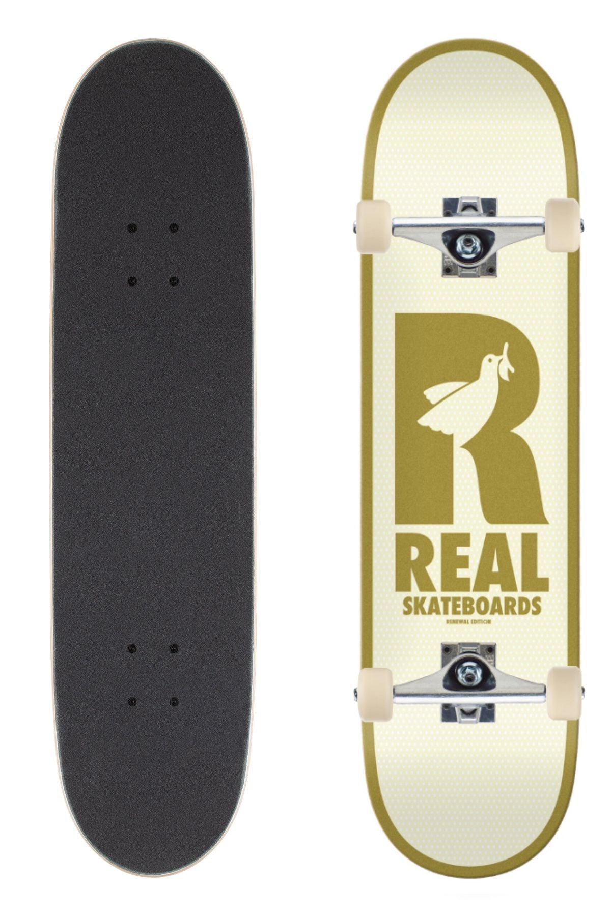 Real Skateboard Complete Doves Redux 8 38 Cream Unassembled