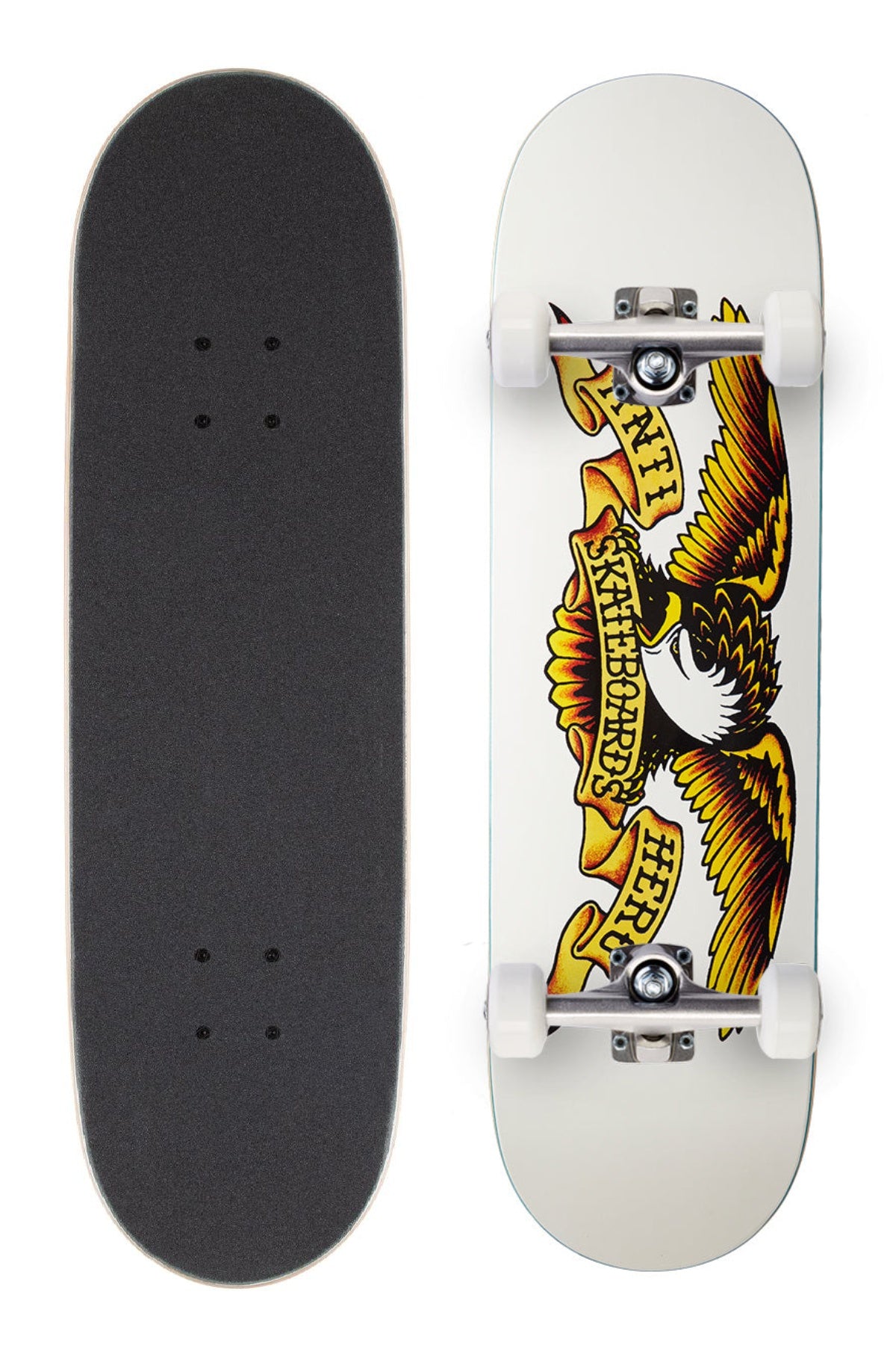 Anti Hero Skateboard Complete Classic Eagle 8 75 White