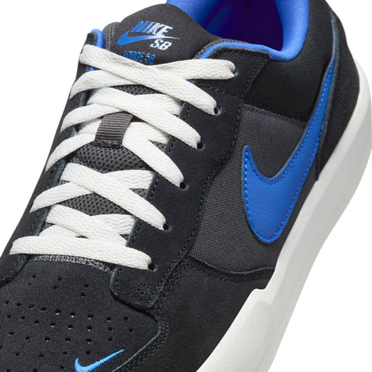 Nike Sb Shoes Force 58 Black Hyper Royal Us Size Skateboard Sneakers