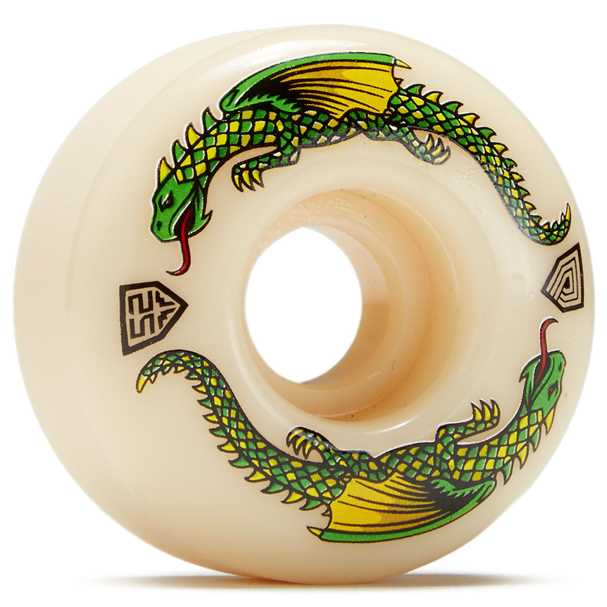 Powell Peralta Wheels Dragon Formula 53Mm 93A Off White
