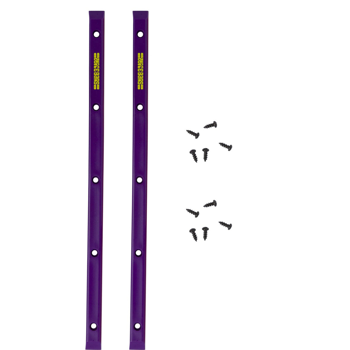 Oj Wheels Juice Bar Skateboard Rails Purple 14 5 Hole Design