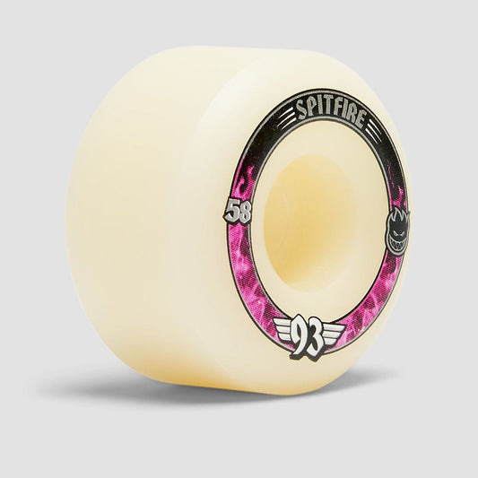 Spitfire Wheels 93D Radials 58mm F4 Natural Formula Four Soft Sliders