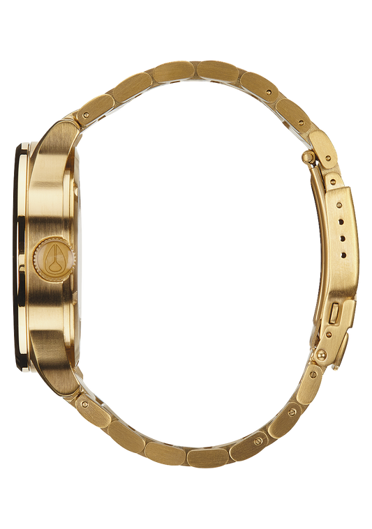 Nixon Sentry Stainless Steel Watch - All Gold / Black