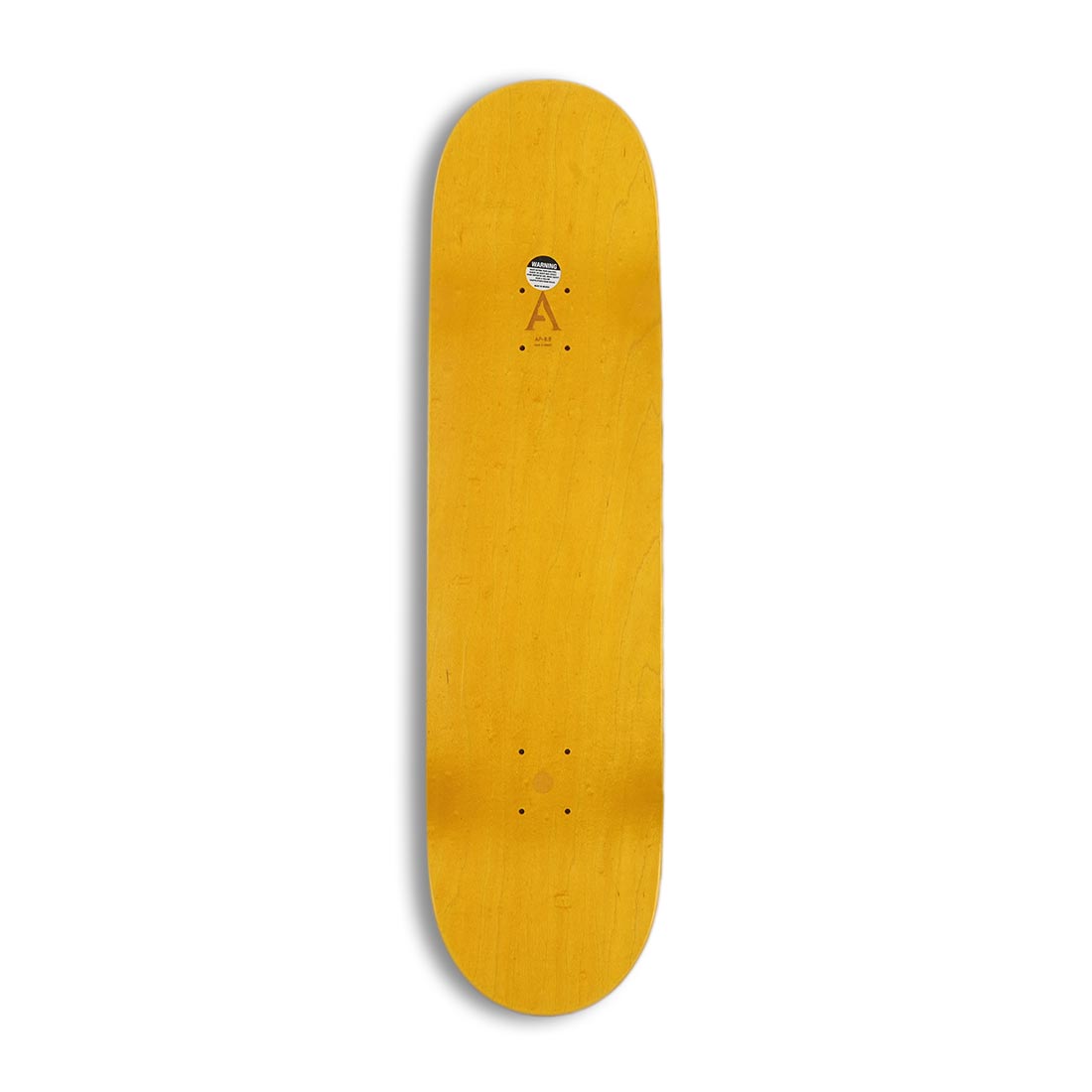 April Skateboards OG Logo Yellow Purple 8.75" Deck