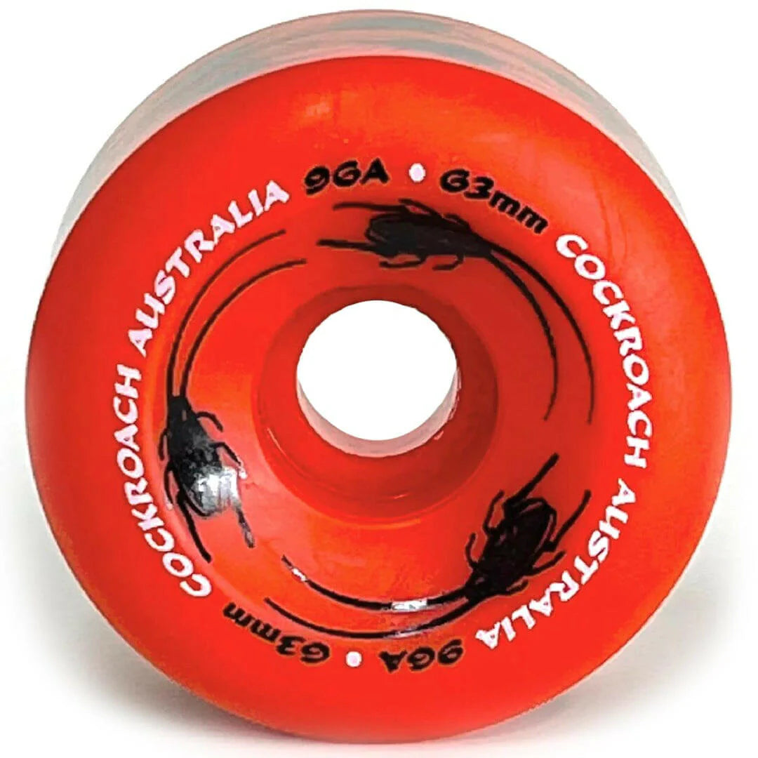 Cockroach Wheels Originals 63mm 96A - Red