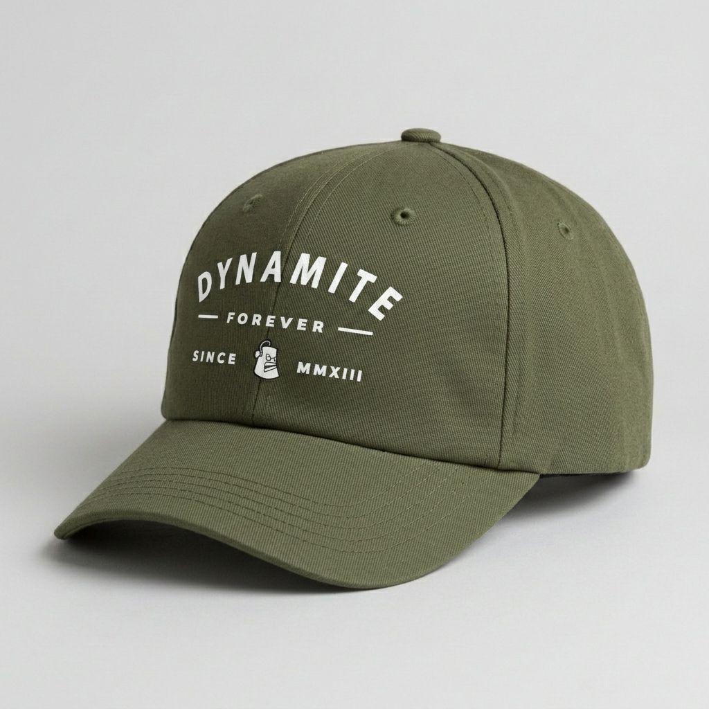 Dynamite Forever Retro Army Snapback Cap 6 Panel