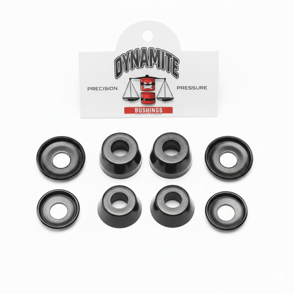 Dynamite Forever Premium Bushings Hard 95A Black - Skateboard Truck Cushions Kit
