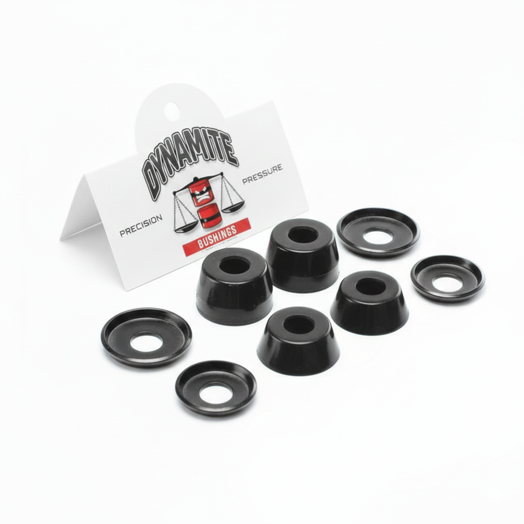 Dynamite Forever Bushings Hard 95A Black Skateboard Truck Cushions Kit