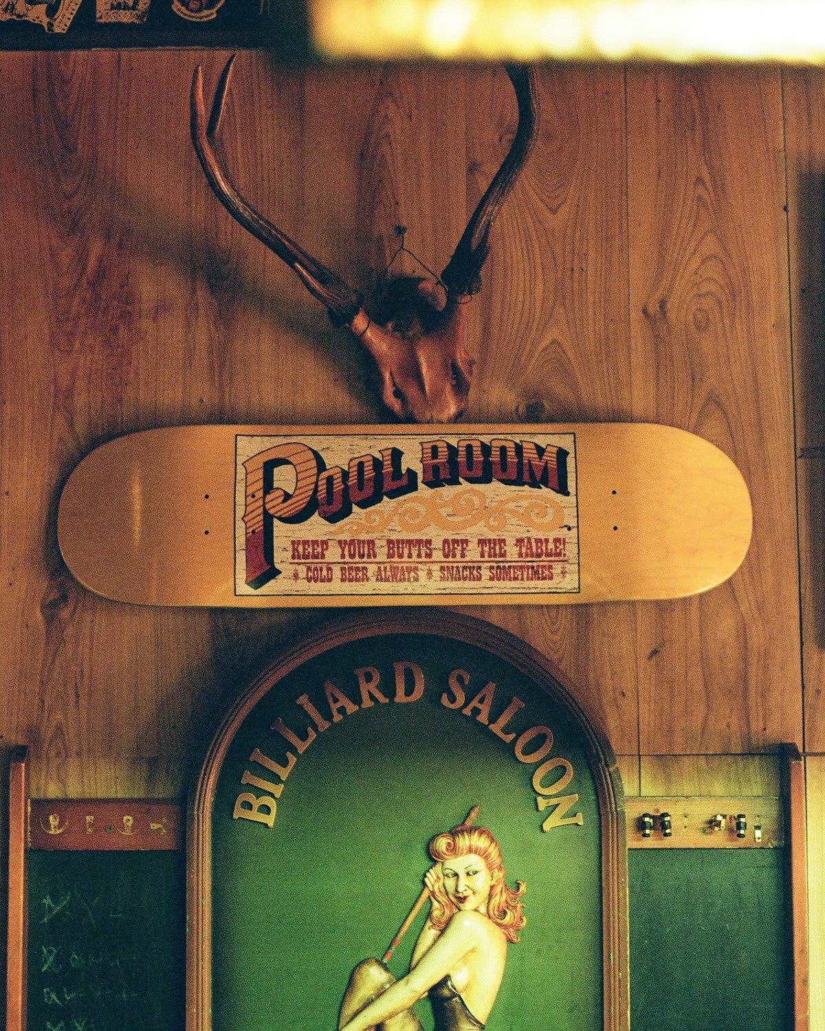 Poolroom Associates Skateboard Deck 8.5"