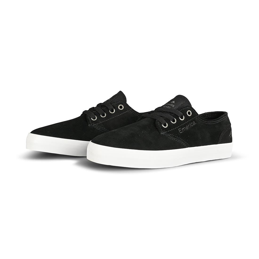 Emerica Romero Laced Youth Skate Shoes - Black/White/Gum