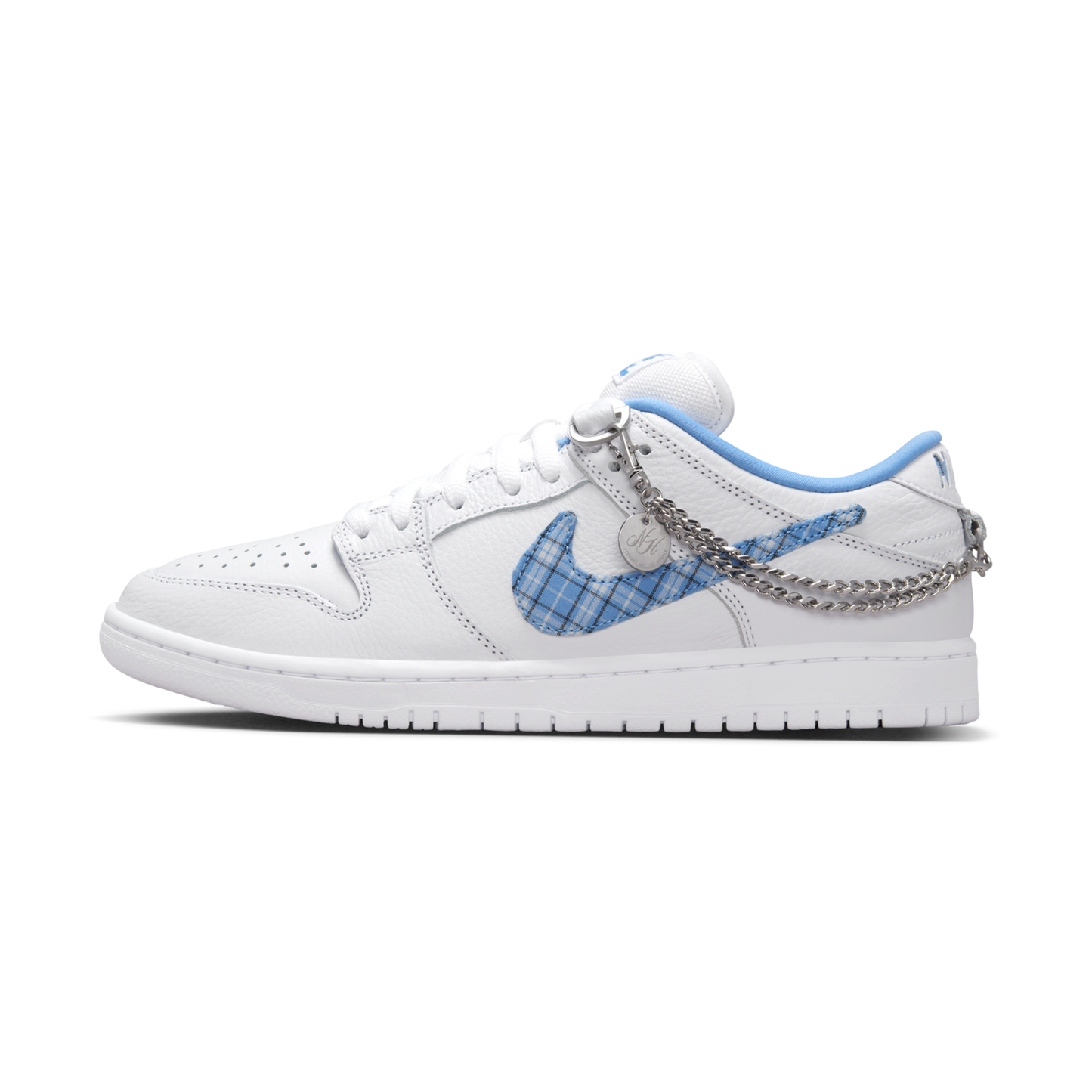 Nicole Hause x Nike SB Dunk Low White/University Blue-White US Size Shoes