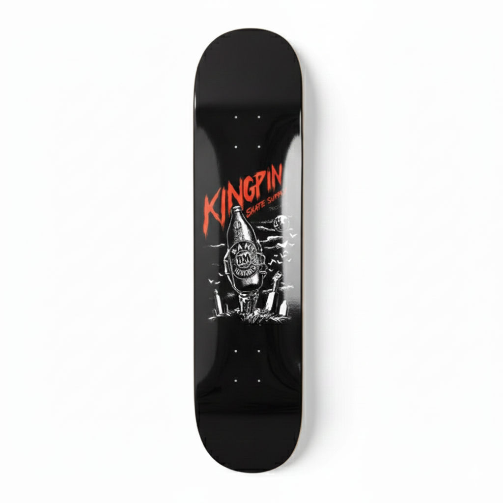 Kingpin Skate Supply Deck Bam Manorom Black Bro Model