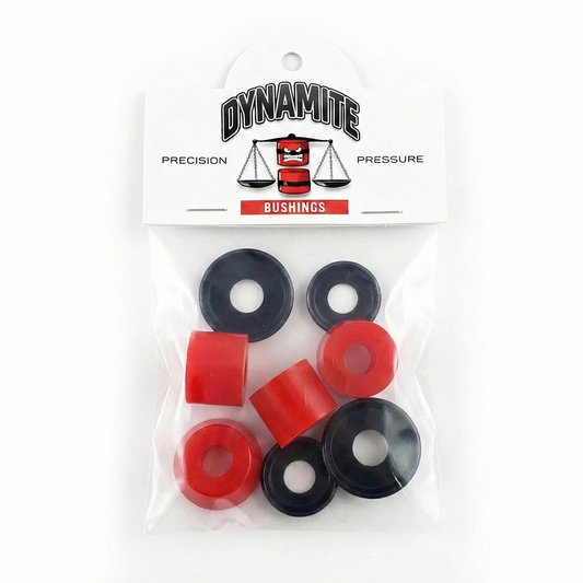 Dynamite Forever Premium Bushings Medium 90A Red Skateboard Truck Cushions Kit