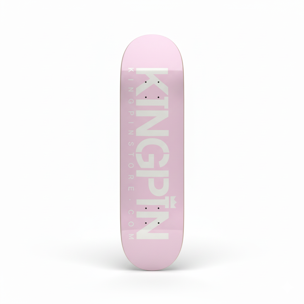 Kingpin Skate Supply Deck Og Logo Pastel Pink