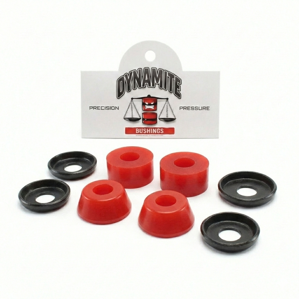 Dynamite Forever Premium Bushings Medium 90A Red Skateboard Truck Cushions Kit