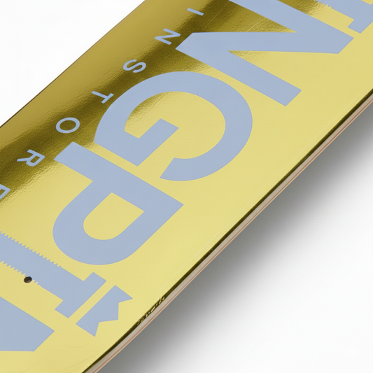 Kingpin Skate Supply Deck Og Logo Gold Member