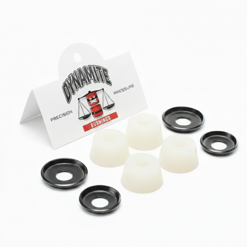 Dynamite Forever Premium Bushings Soft 85A White Skateboard Truck Cushions Kit