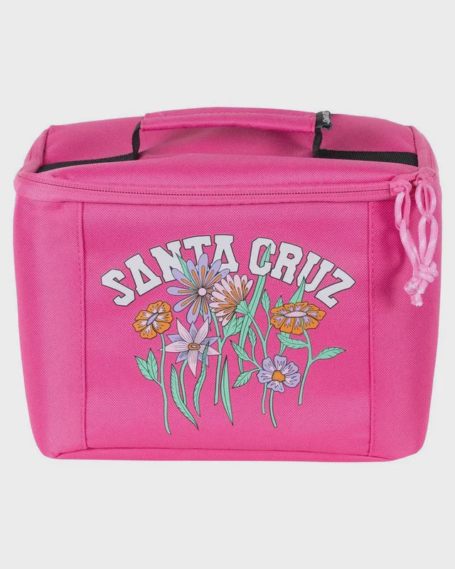 Santa Cruz Field Strip Tall Insulated Lunch Box Pink