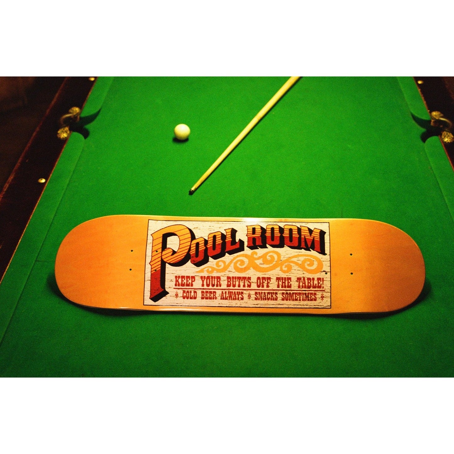 Poolroom Associates Skateboard Deck 8.25"