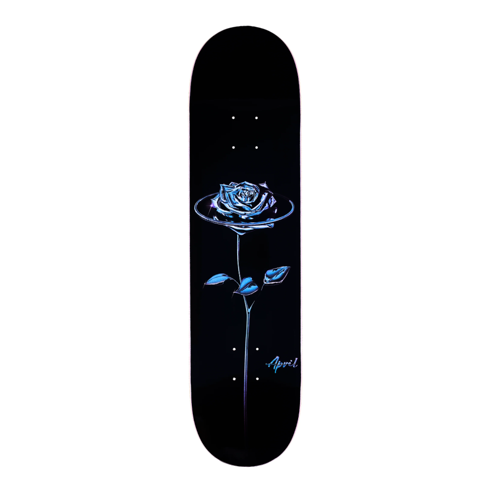 April Chrome Rose Black Deck 8.38"