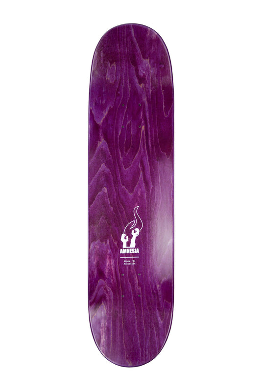 Amnesia Skateboards Deck OG Spray Pink 8.375"