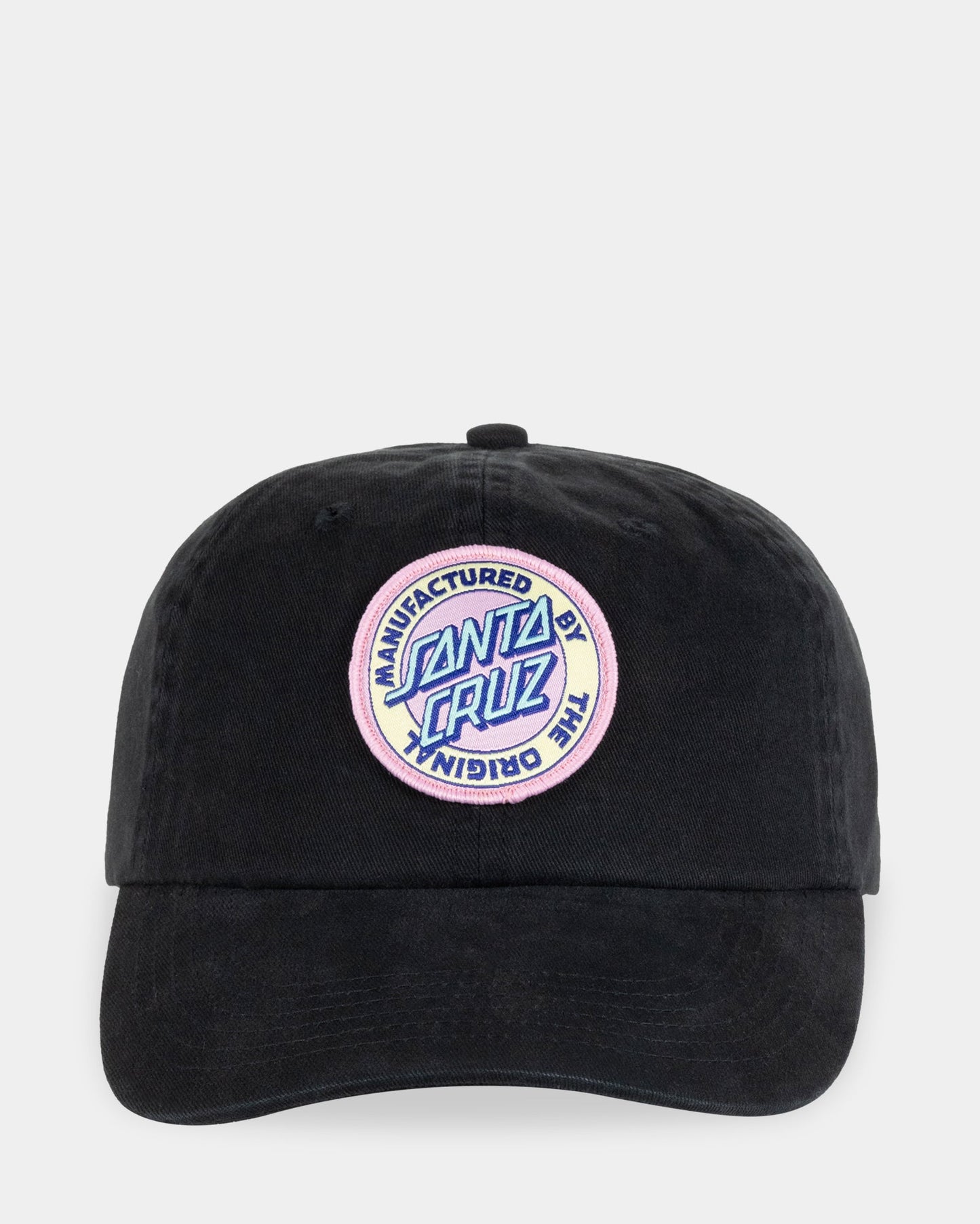 Santa Cruz Womens Ranger Mfg Black Adjustable Cotton Dad Cap Hat