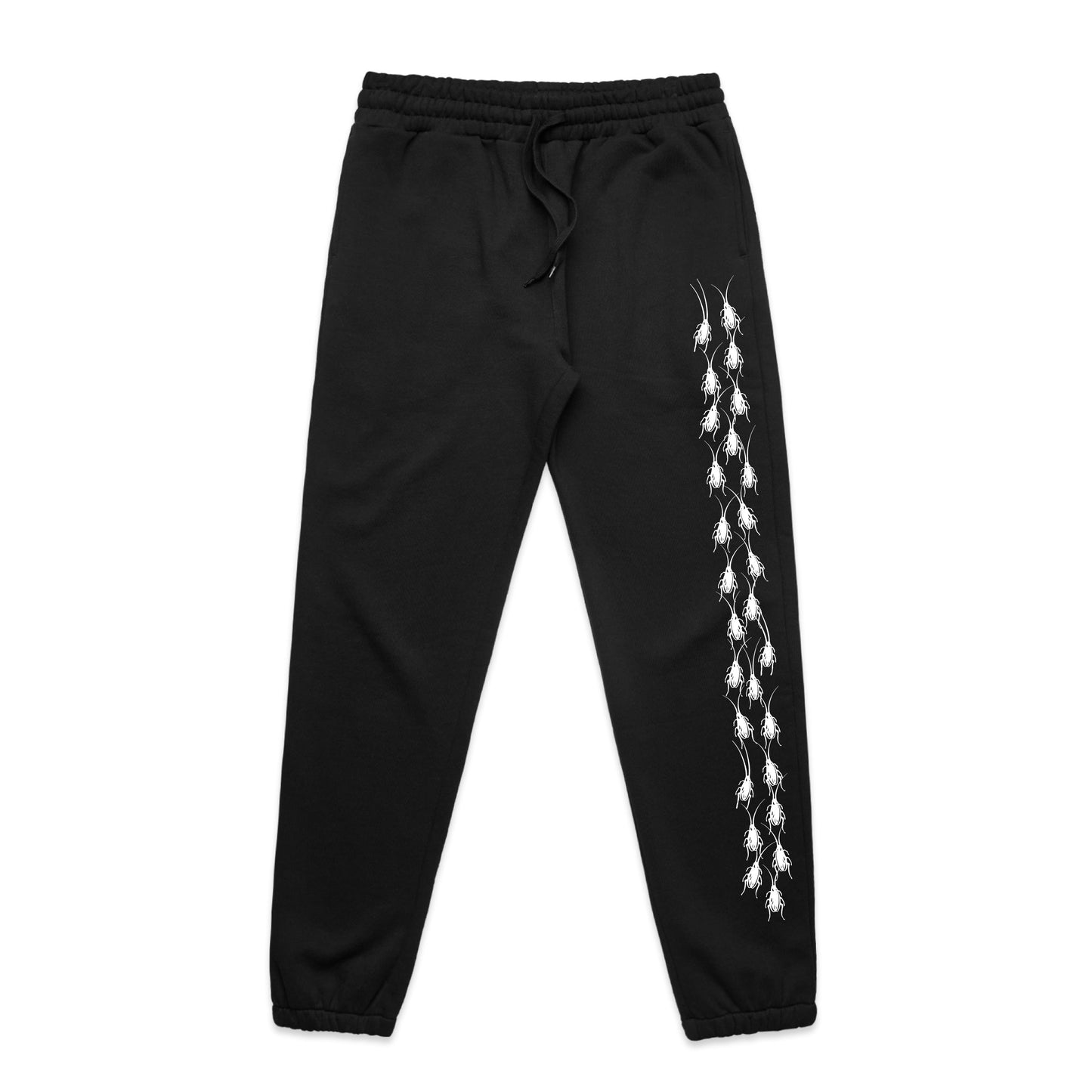 Cockroach Wheels Tread Trackies - Black